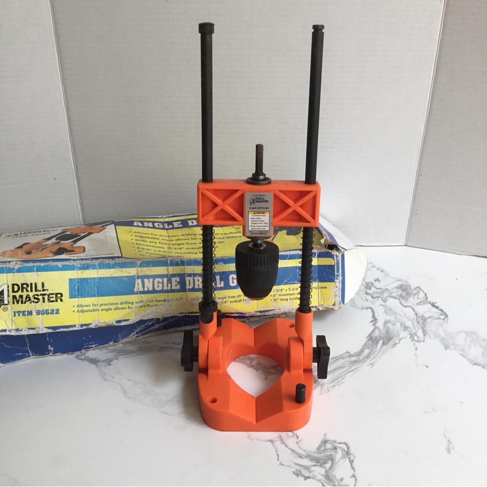 Drill Master Multi-Angle Drill Guide Item #95622 Damaged Box READ 6” Max Width